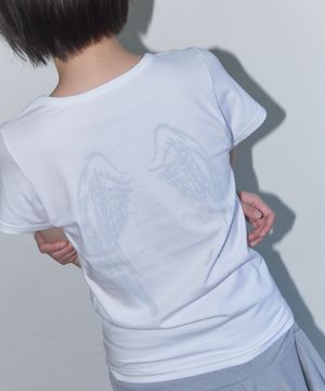 리버스 오브 헤븐 크롭 티 (GRAY) F25QB135