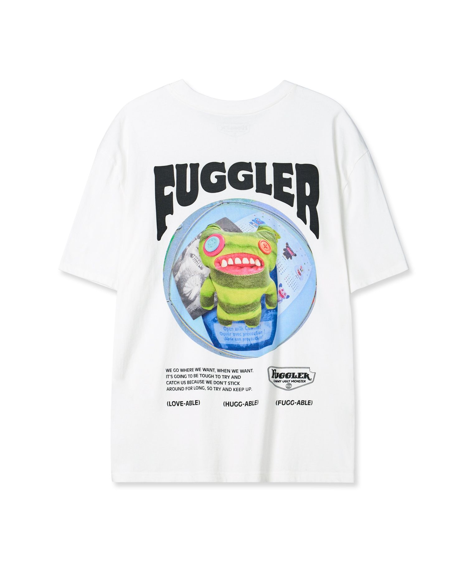 MUSINSA公式 | FUGGLER パーグラー モンスター グラフィック Tシャツ(ホワイト)