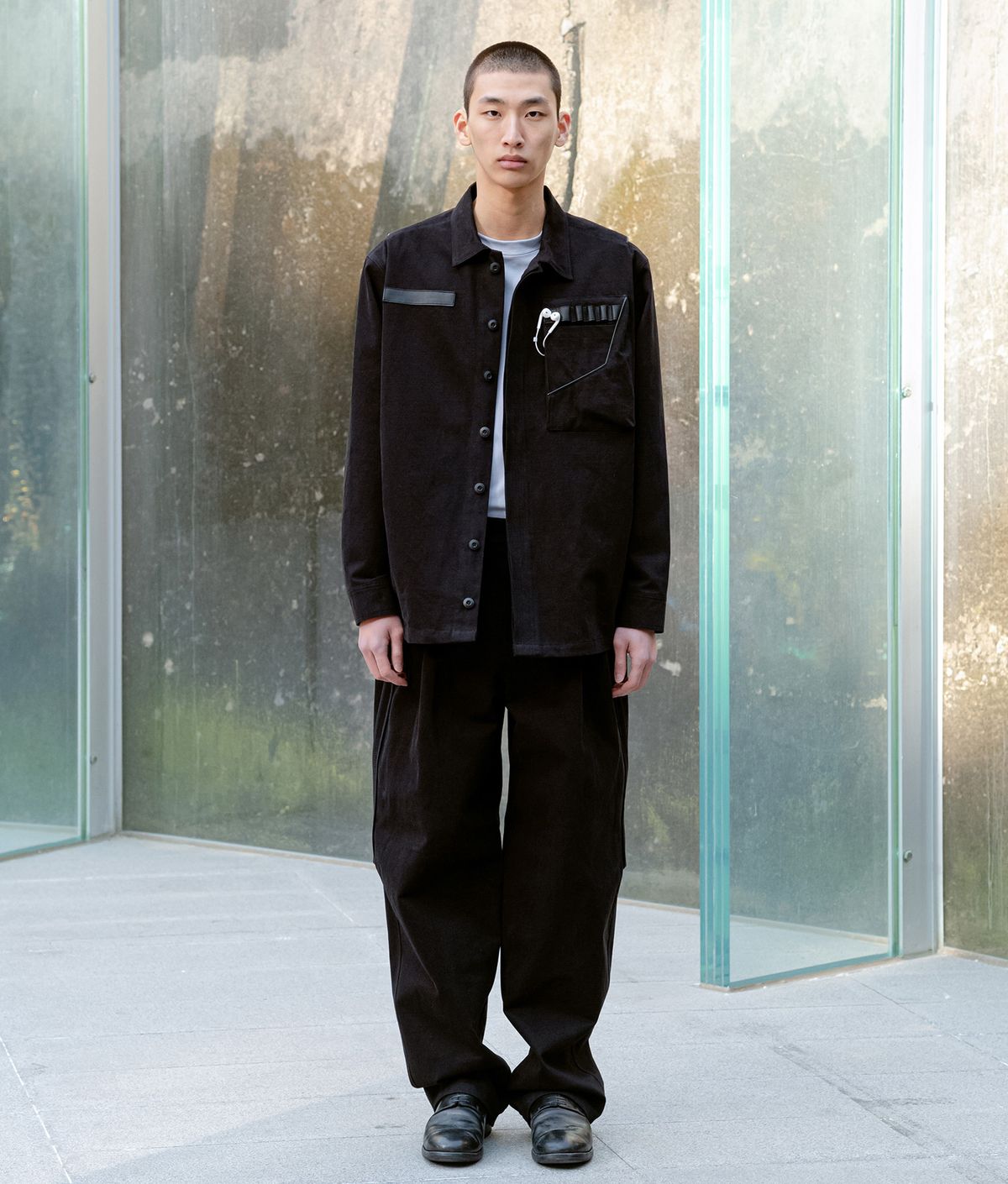 폼리쉬(FORMLICH) SHIRT JACKET / BLACK