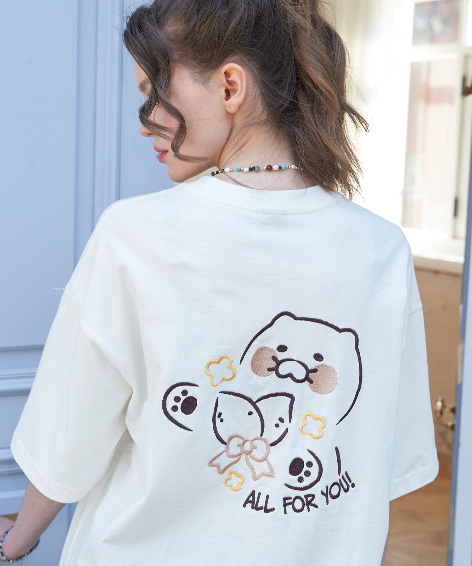 CPGN STUDIOのChunshik Pop Embroidered Short Sleeve T-shirt MUSINSA | CPGN STUDIO [CPGN x Kakao Friends] Chunshik Pop