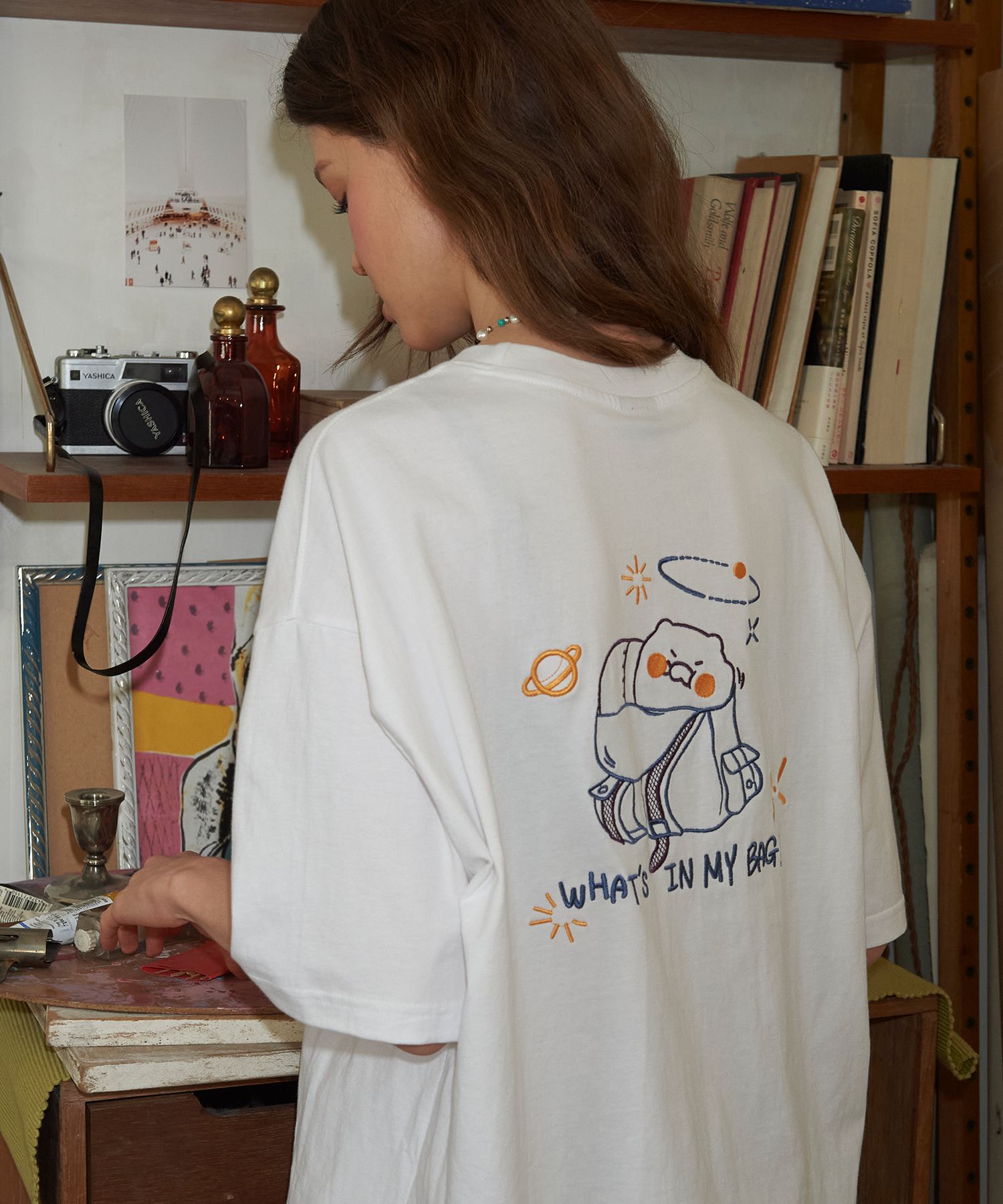 CPGN STUDIOのChunshikbaek Embroidered Short Sleeve T-shirt MUSINSA | CPGN STUDIO [CPGN x Kakao Friends] Chunshikbaek