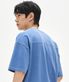 460G 컷 헤비 피그먼트 티셔츠-덱스 블루-