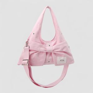 플레르 루 드로잉 워싱 미니 보우백 _ [핑크]