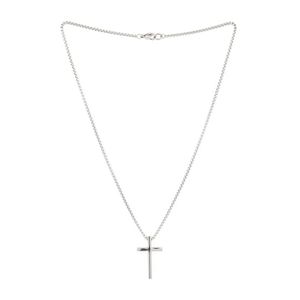 모던볼드 십자가 팬던트 체인목걸이 (C2501-AN868_SV)