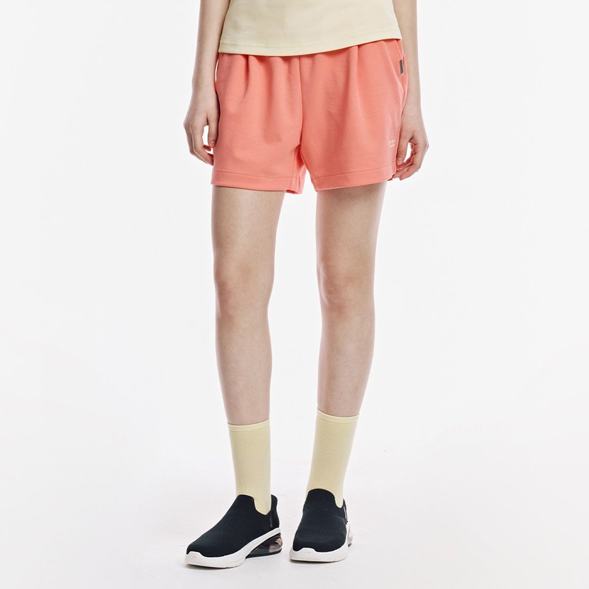 스케쳐스(SKECHERS) 여성 더블 니트 반바지_SL3WHCFM031