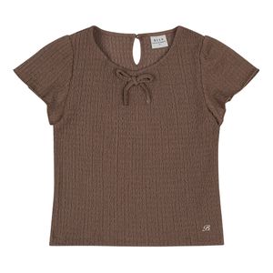 BZ34TS04BN 브라운 요루지 티 블라우스