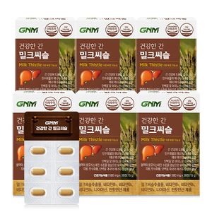 건강한 간 밀크씨슬 6박스(총 6개월분)/ 간건강 실리마린 비타민B 판토텐산