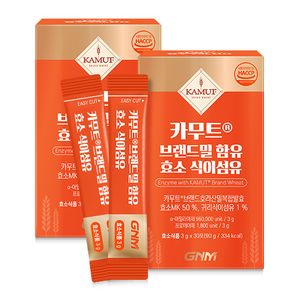[역가수치 70만]카무트 효소 식이섬유 2박스(총60포) / 호라산밀 곡물 카뮤트효소 귀리