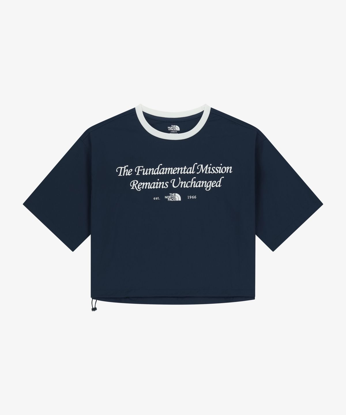 노스페이스(THE NORTH FACE) NT7UR37K 여성 아이라 반팔 라운드티 NAVY