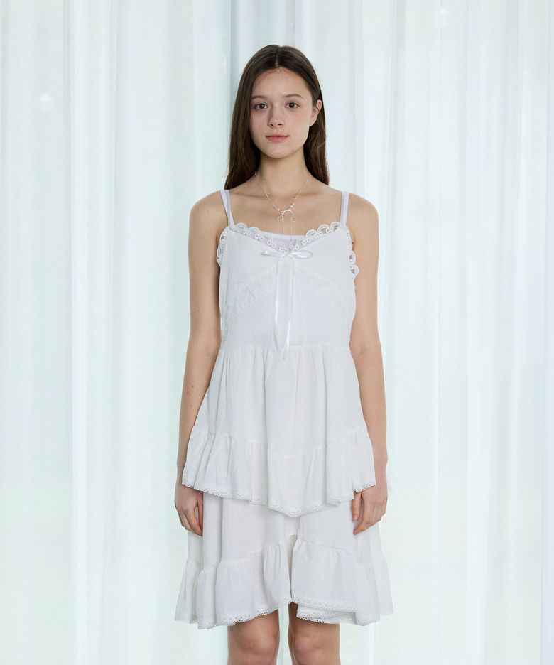 TUESDAY TIERED DRESS_WHITE