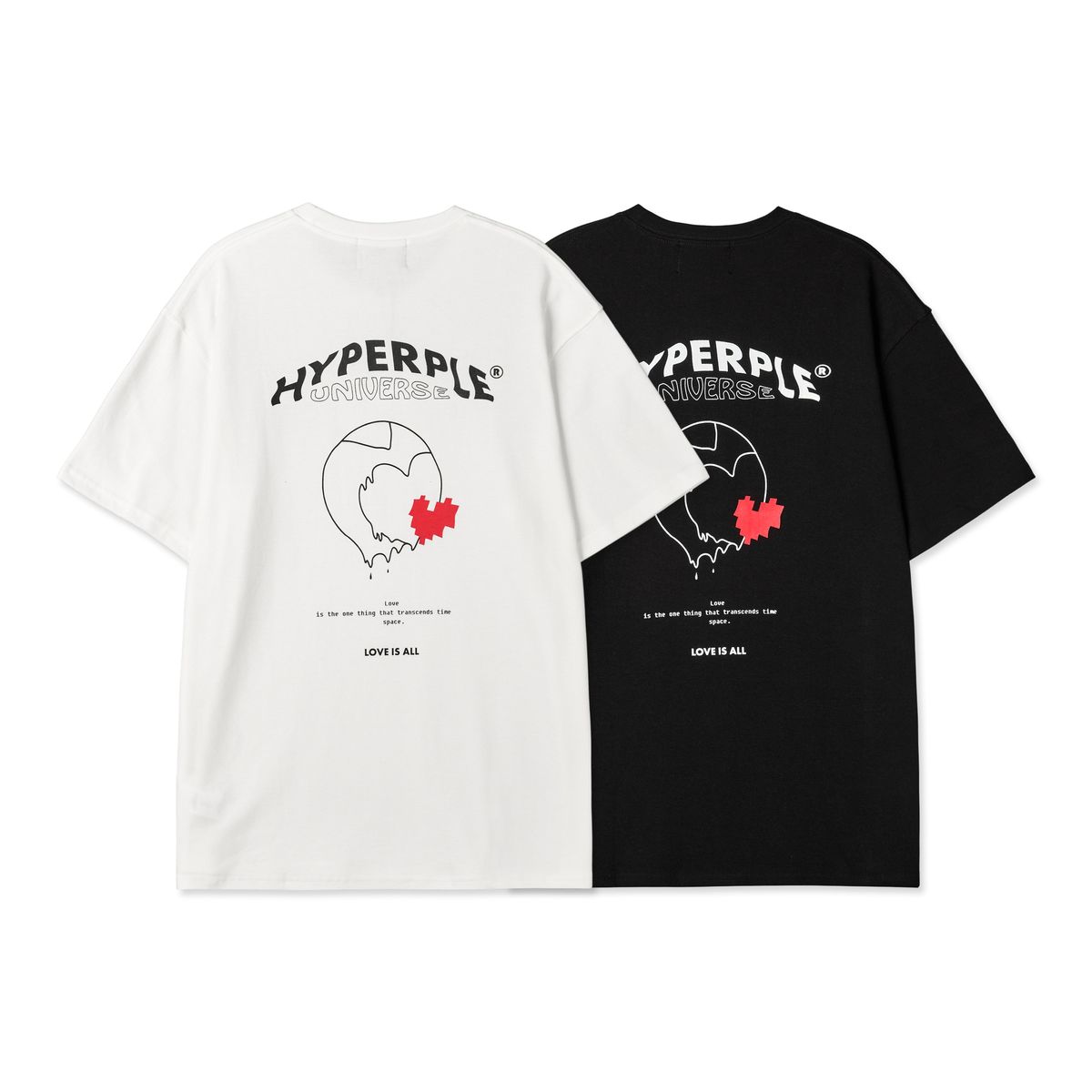 하이퍼플(HYPERPLE) LOVE  IS ALL TEE_Melting love