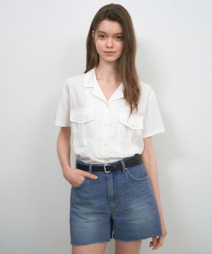 아틀리에 오픈 카라 셔츠_IVORY(W25-TP31)