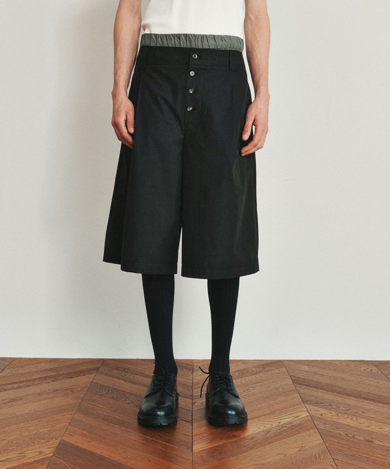 COLE BERMUDA SHORTS (BLACK)