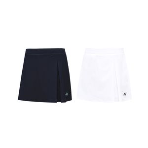 251PS002F 네이비/화이트 여성용 심플 우븐 스커트 팬츠