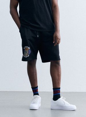 메쉬 유틸리티 쇼츠 AM3053 BK