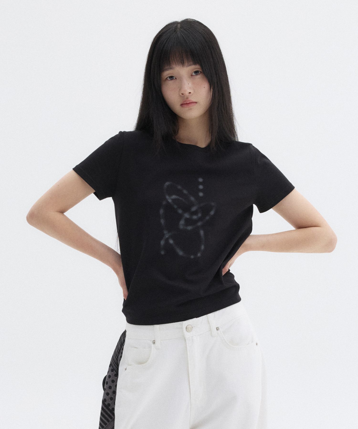 Tシャツ・カットソー OHESHIO WATER DROP T-SHIRT 5BJH1394 MUSINSA | OHESHIO WATER DROP T-SHIRT, BLACK