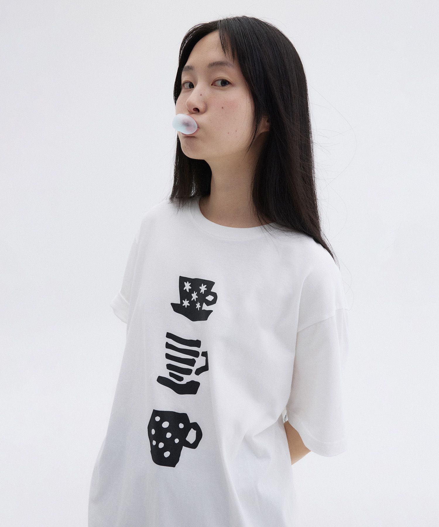 【OHESHIO】CUP OVERFIT T-SHIRT オーバーフィット Tシャツ MUSINSA | OHESHIO CUP OVERFIT T-SHIRT, BLACK