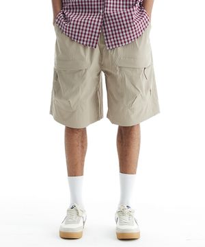 버뮤다 와이드 프론트 카고 숏팬츠