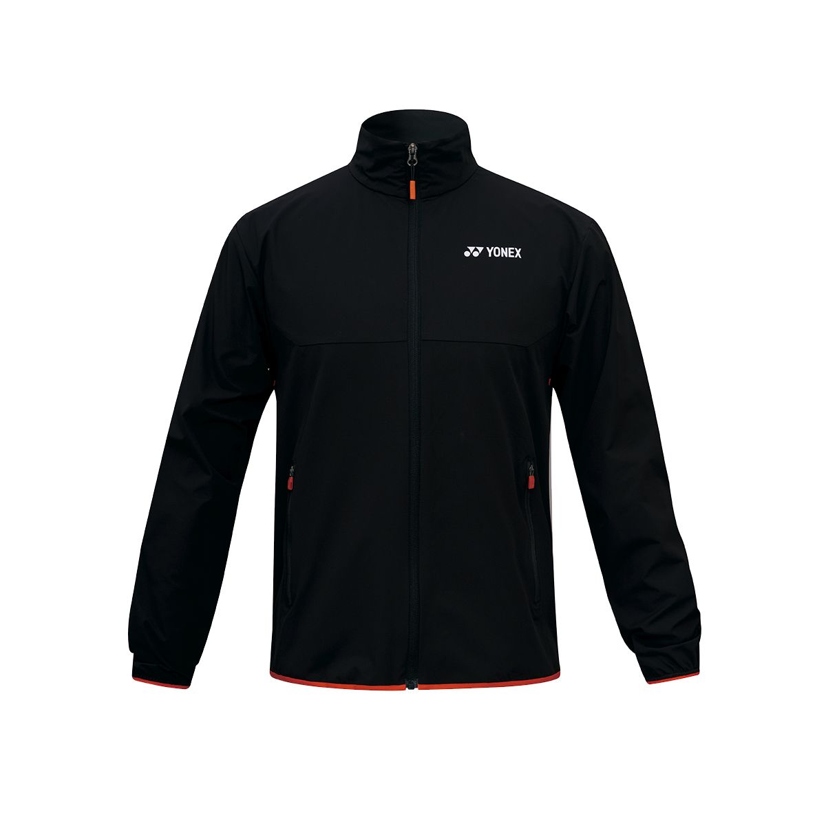 요넥스(YONEX) 251JJ004U 블랙 공용 오렌지 컬러 포인트 아노락 자켓