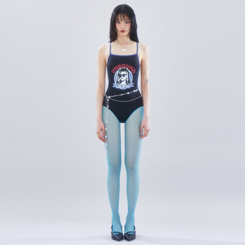 CHILL GIRL SWIMSUIT 원피스 수영복 BLACK BR2SW003