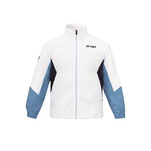 251JJ007U 화이트 공용 컬러 배색 포인트 아노락 자켓