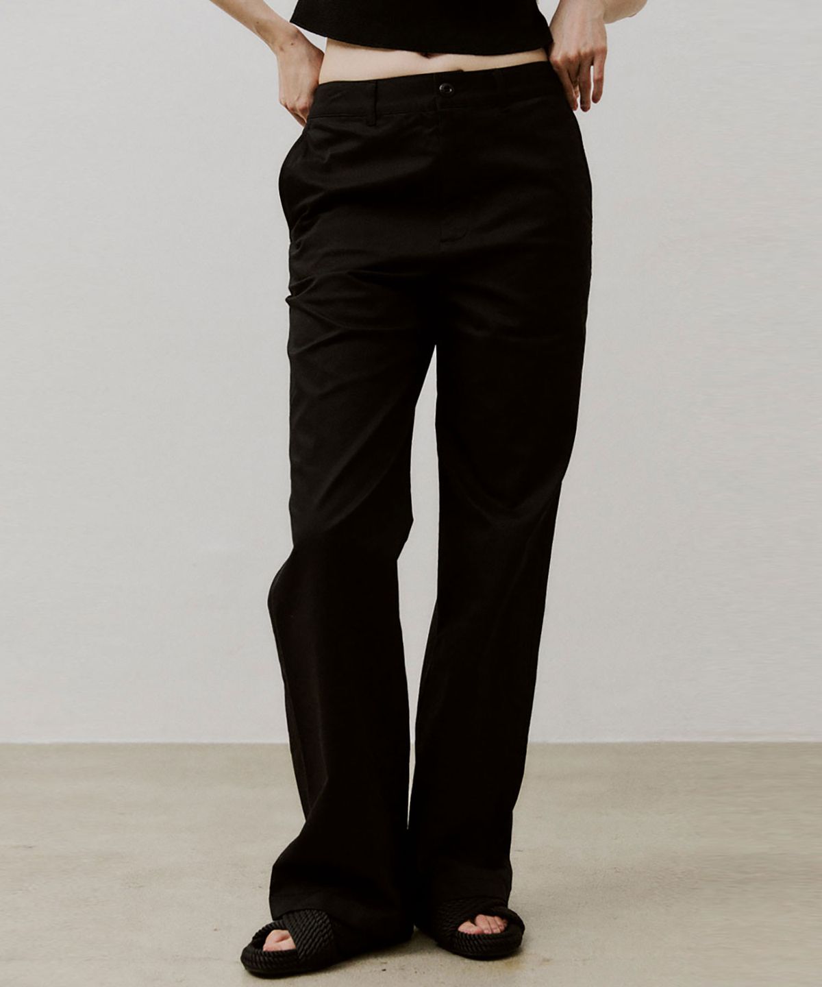 비자비(VIS A VIS) NEW WIDE LEG PANTS (NAVY)