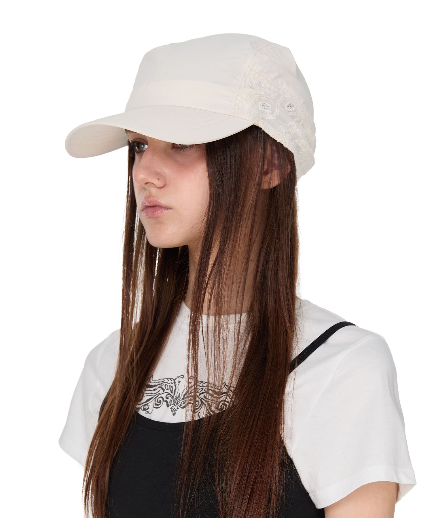 【sunburnproject】キャップ 人気 Punching Paisley Scarf Cap MUSINSA | SUNBURN PROJECT Punching Paisley Scarf Cap, BLACK