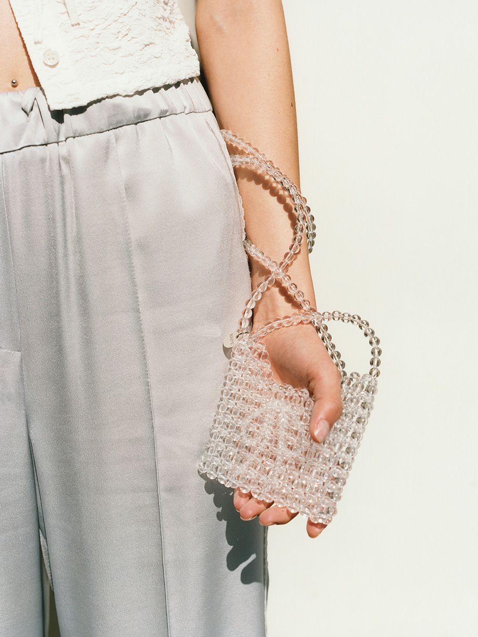 RAIVE ♥ Crystal Micro Crossbody /追跡付 레이브(RAIVE) Crystal Micro Crossbody in Clear UZ5SX080-LD