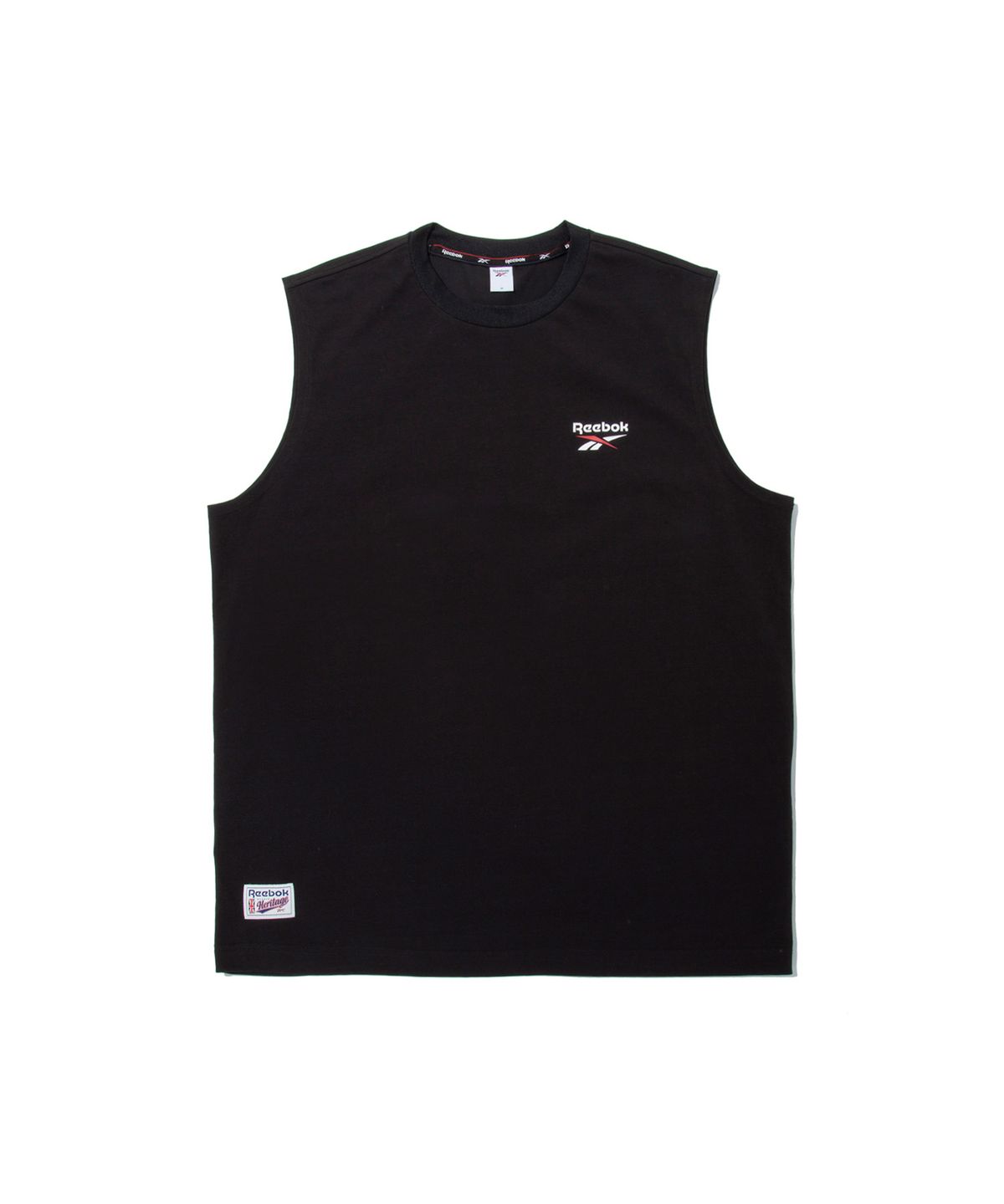 리복(REEBOK) 아이스코튼 탱크 탑 - 블랙