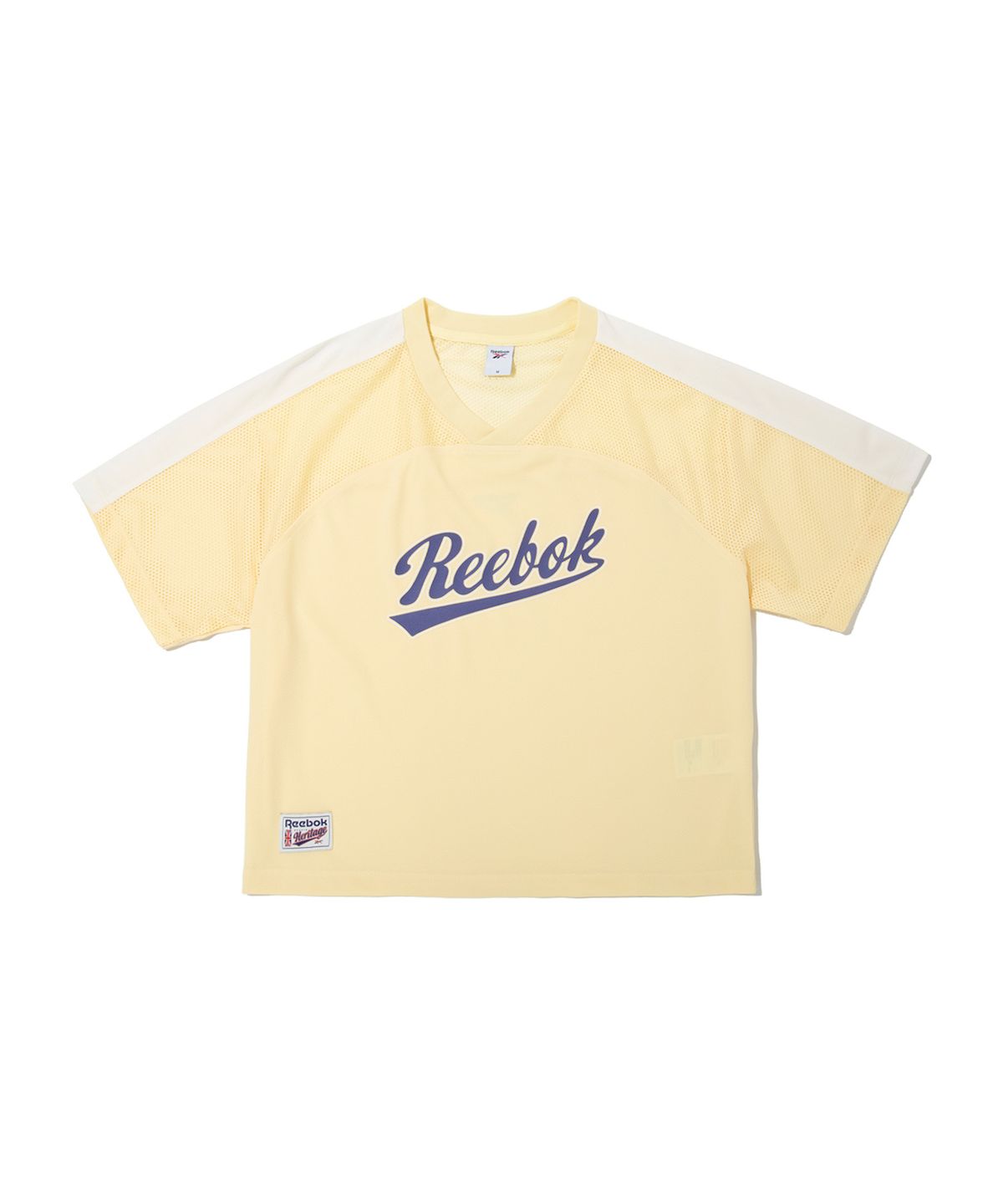 리복(REEBOK) 썸머 레터링 저지 티셔츠 (W) - 버터