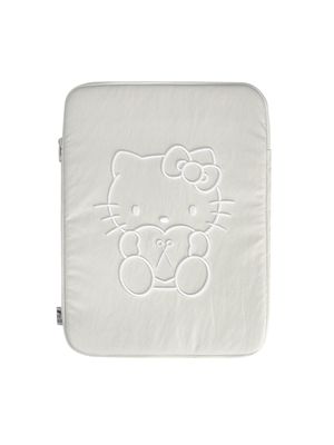 Sleek Tablet Pouch 13inch Hello Kitty White