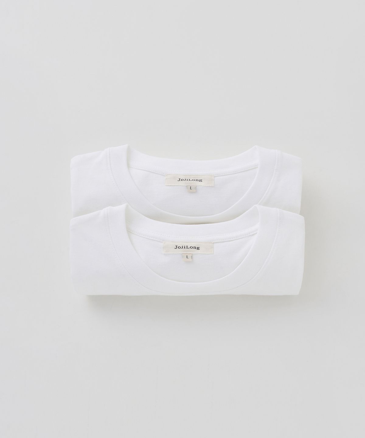 조질롱(JOJILONG) [2PACK] JN107 Tubular Classic T-Shirt - WHITE