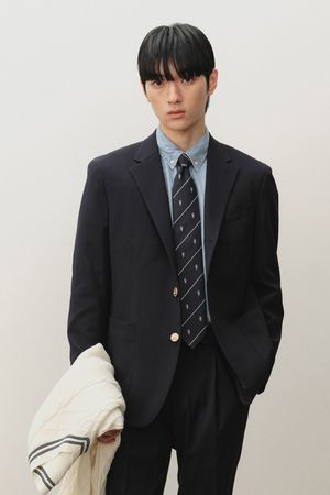 홉색 버튼 셋업 네이비 BNESEA230NY_BNESTA330NY