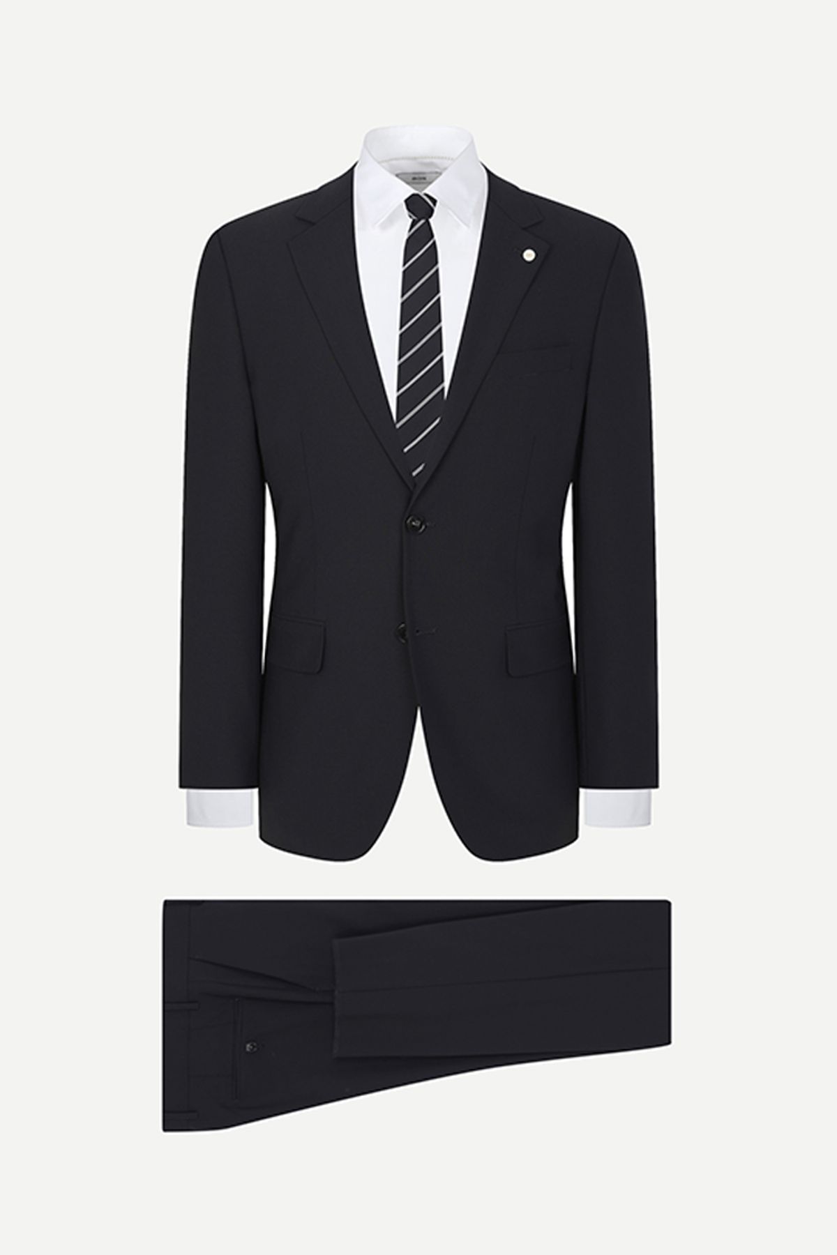 본(BON) [Perfect Suit] REDA 타임리스 울 100 수트 네이비 BNESJA030NY_BNESPA130NY