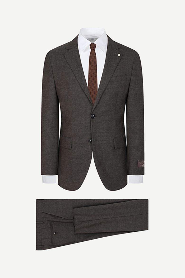 [Perfect Suit] CANONICO 울 100 카미치아 수트 브라운 BNESJA011BR_BNESPA111BR
