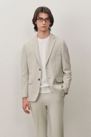 스탠다드핏 트윌 셋업 아이보리 BNEMEA265IV_BNEMTA365IV