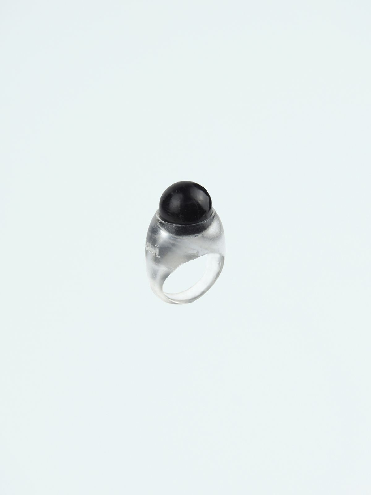 로울(LOWOOL) Black frog eye ring