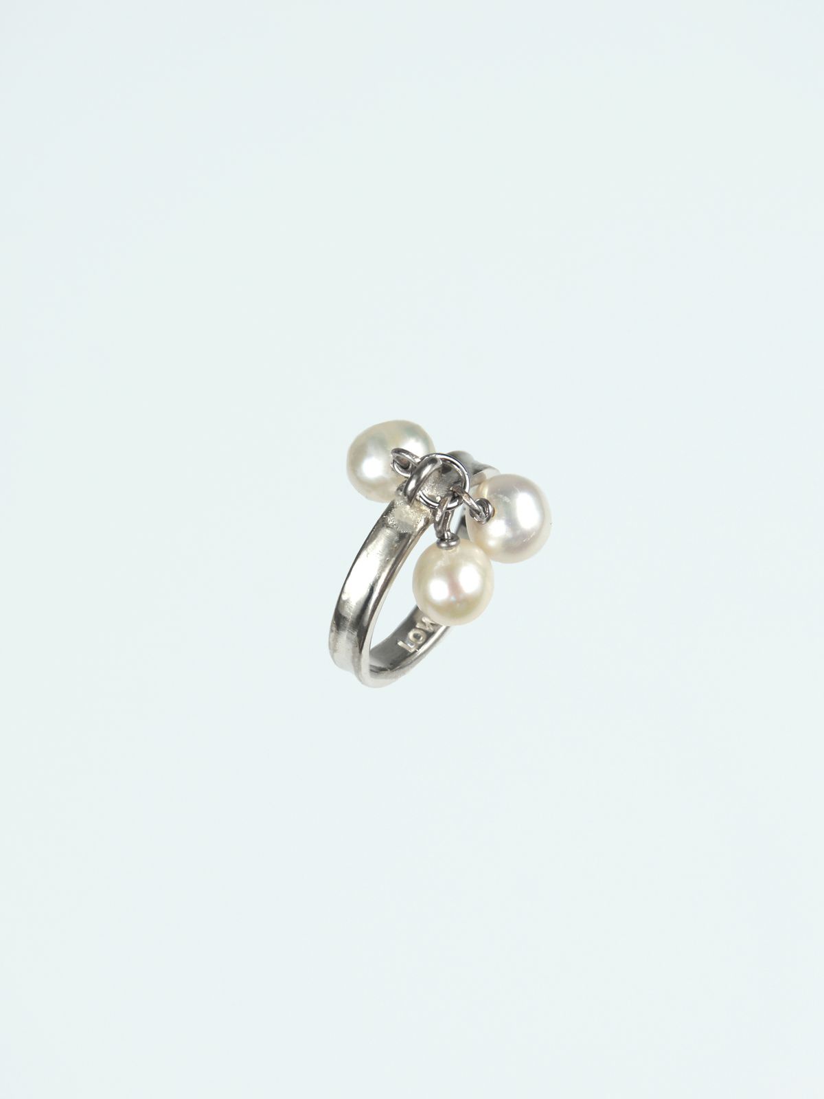 로울(LOWOOL) Tree pearls silver ring