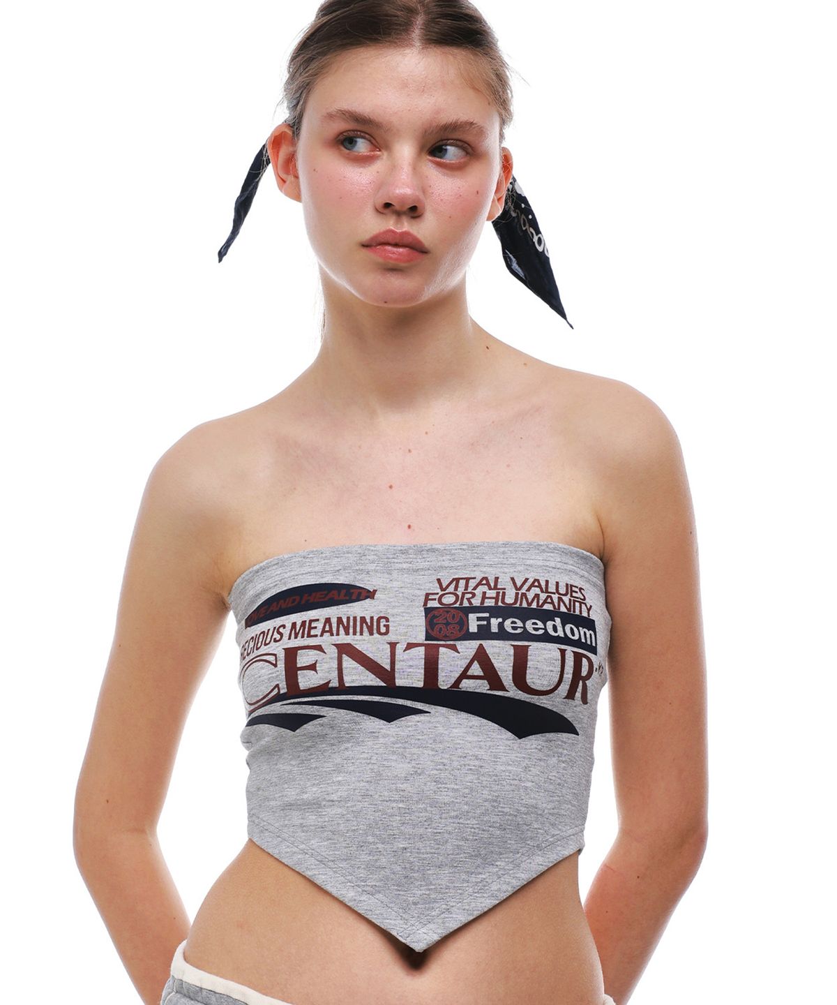 센토르(CENTAUR.KR) CENTAUR FREEDOM TUBE TOP_DARK GREY