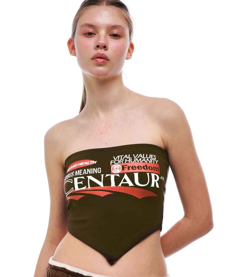 CENTAUR FREEDOM TUBE TOP_BROWN