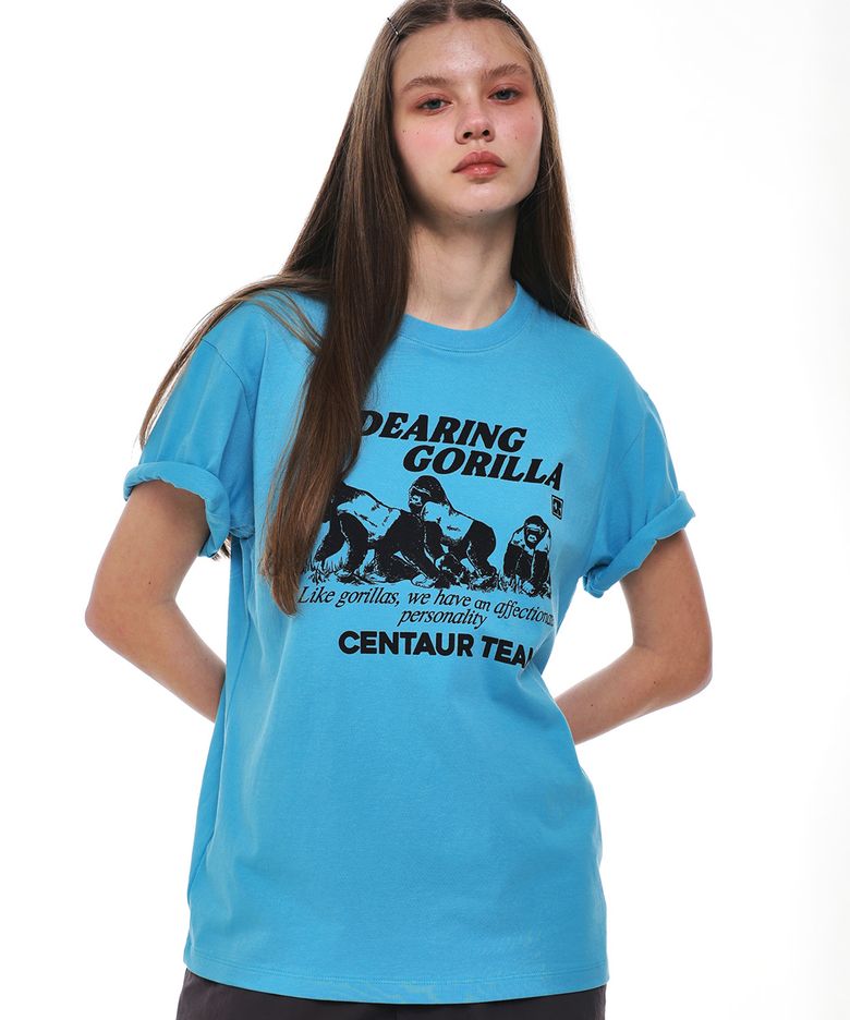 CENTAUR GORILLA T-SHIRT_SKY BLUE