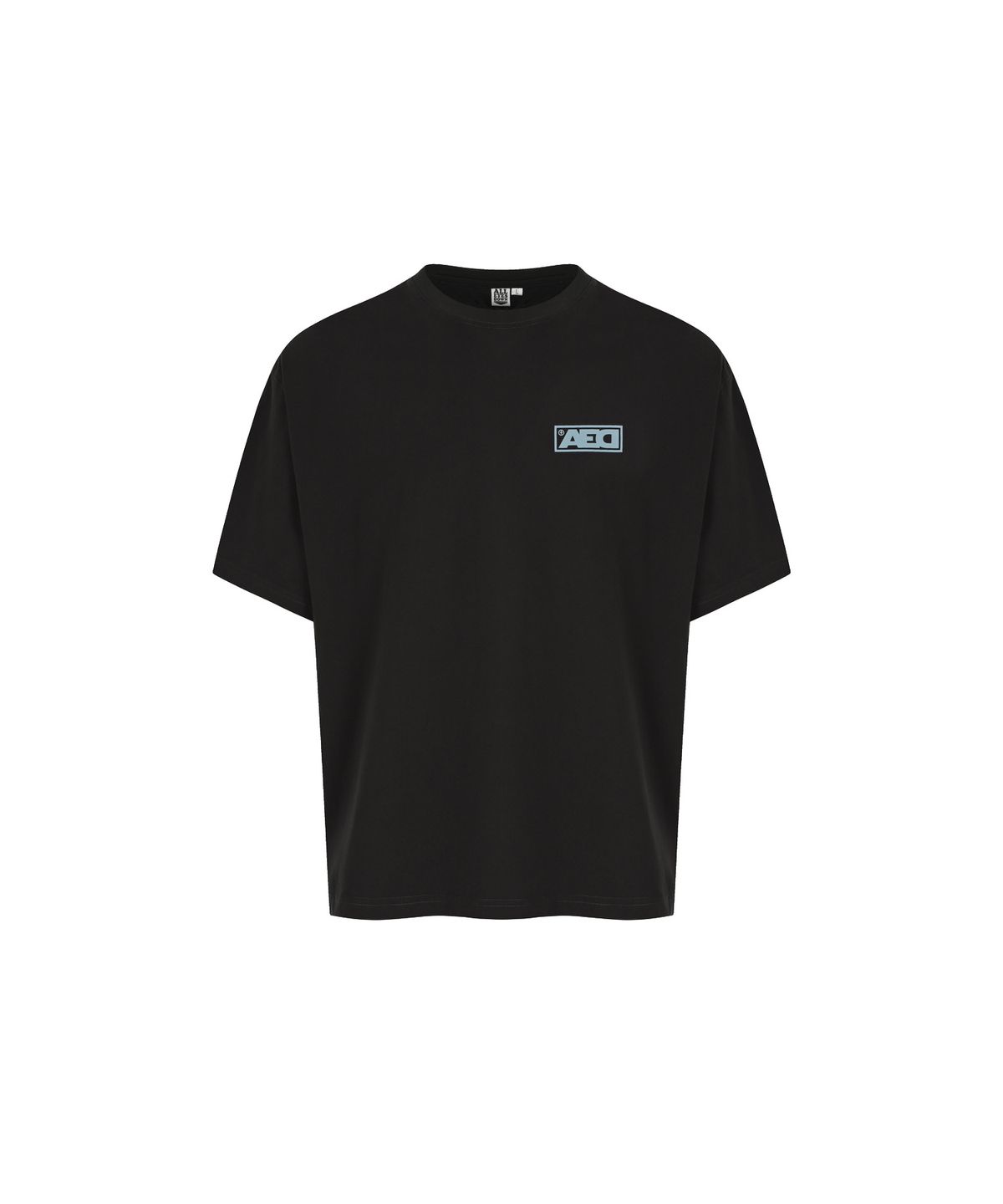 올아이즈다운(ALL EYES DOWN) PIGMENT BASIC LOGO T-SHIRT (CHARCOAL)
