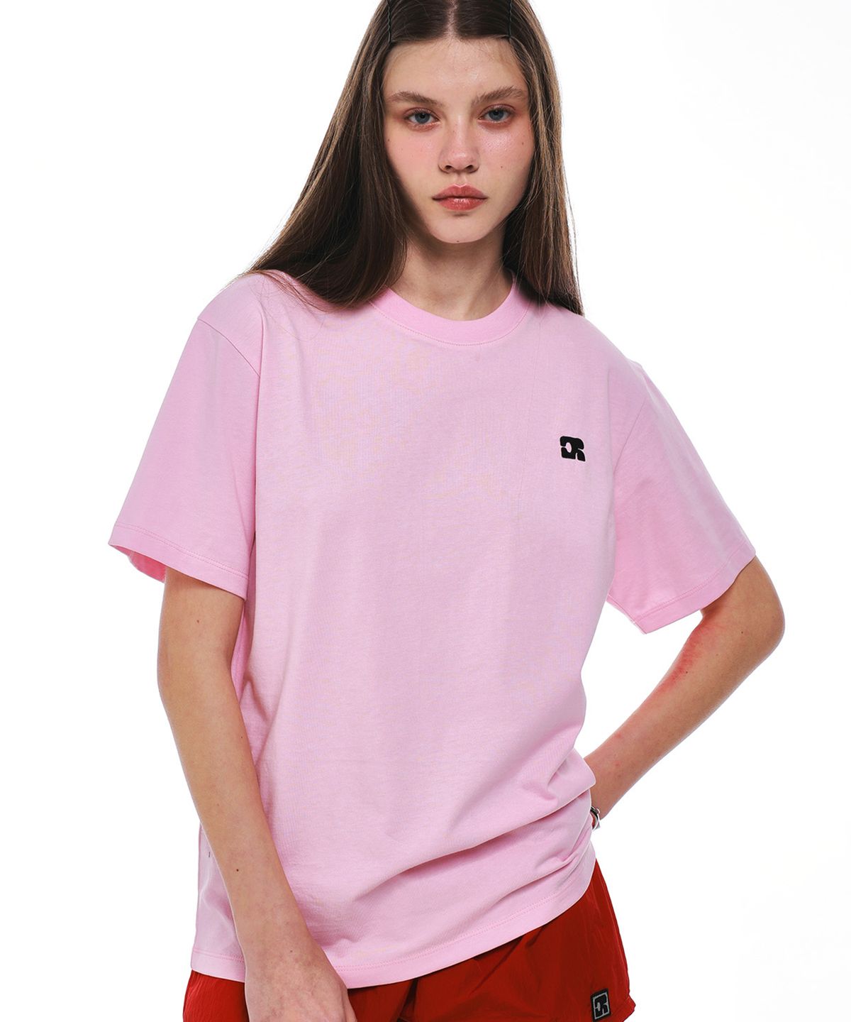 센토르(CENTAUR.KR) CENTAUR EMBLEM COMASA COTTON T-SHIRT_PINK