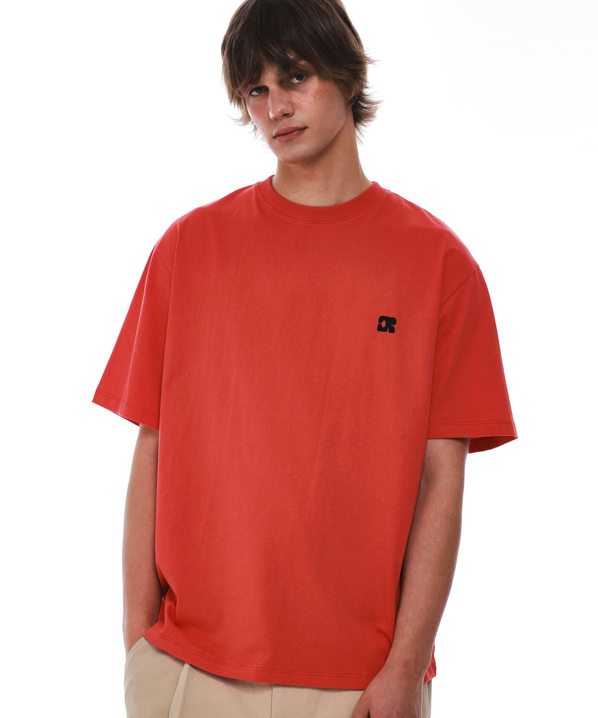 센토르(CENTAUR.KR) CENTAUR EMBLEM COMASA COTTON T-SHIRT_RED