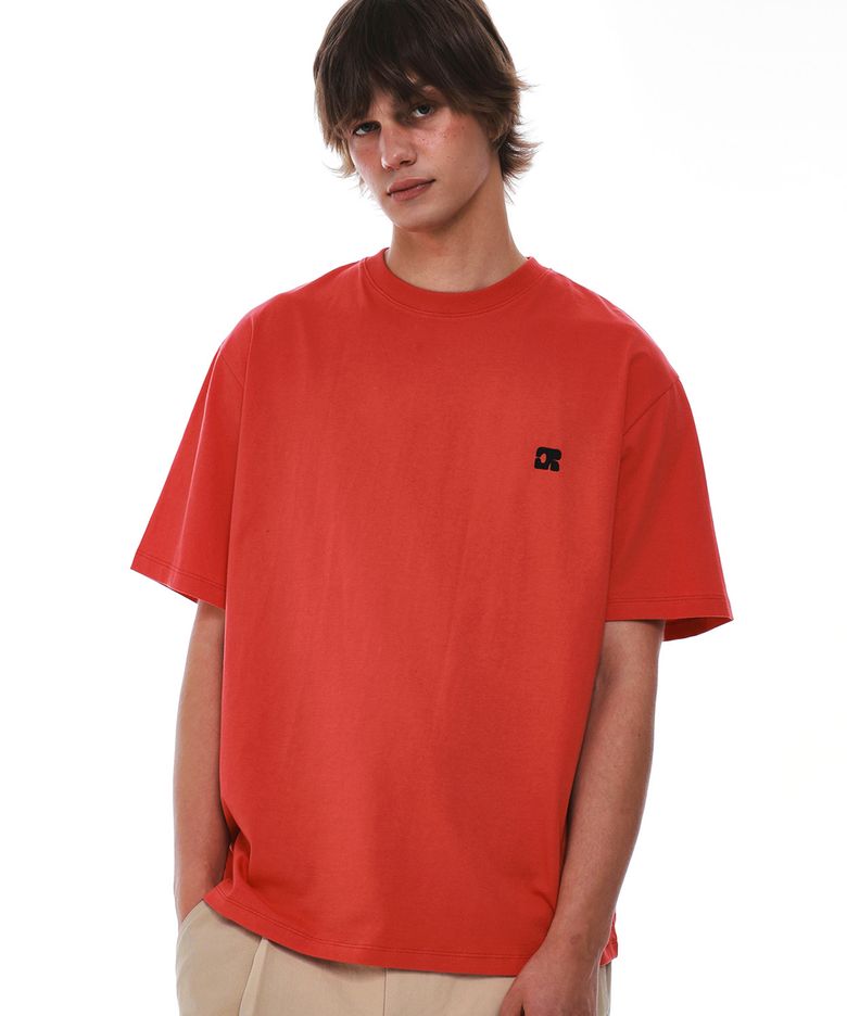 CENTAUR EMBLEM COMASA COTTON T-SHIRT_RED