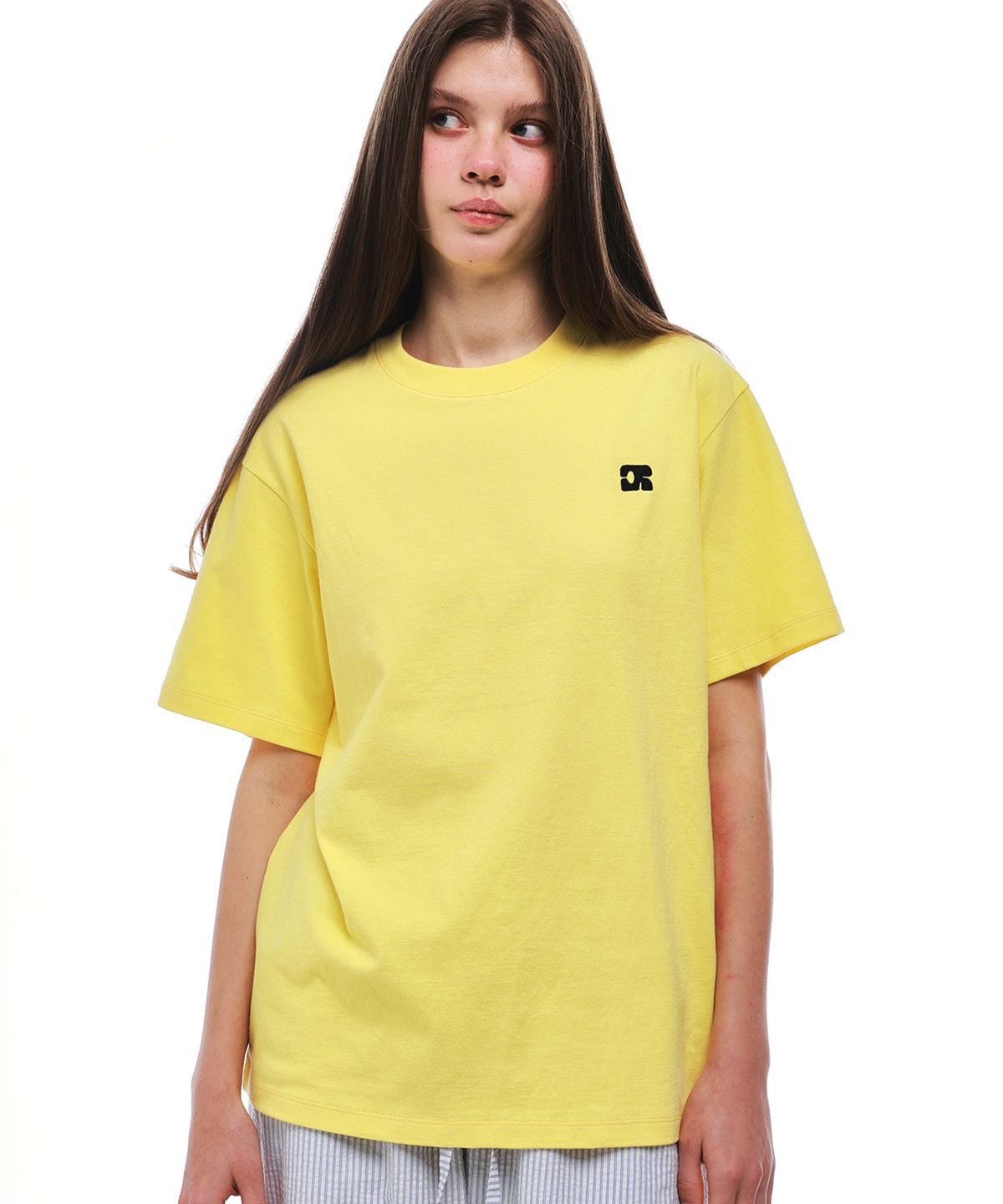 센토르(CENTAUR.KR) CENTAUR EMBLEM COMASA COTTON T-SHIRT_YELLOW