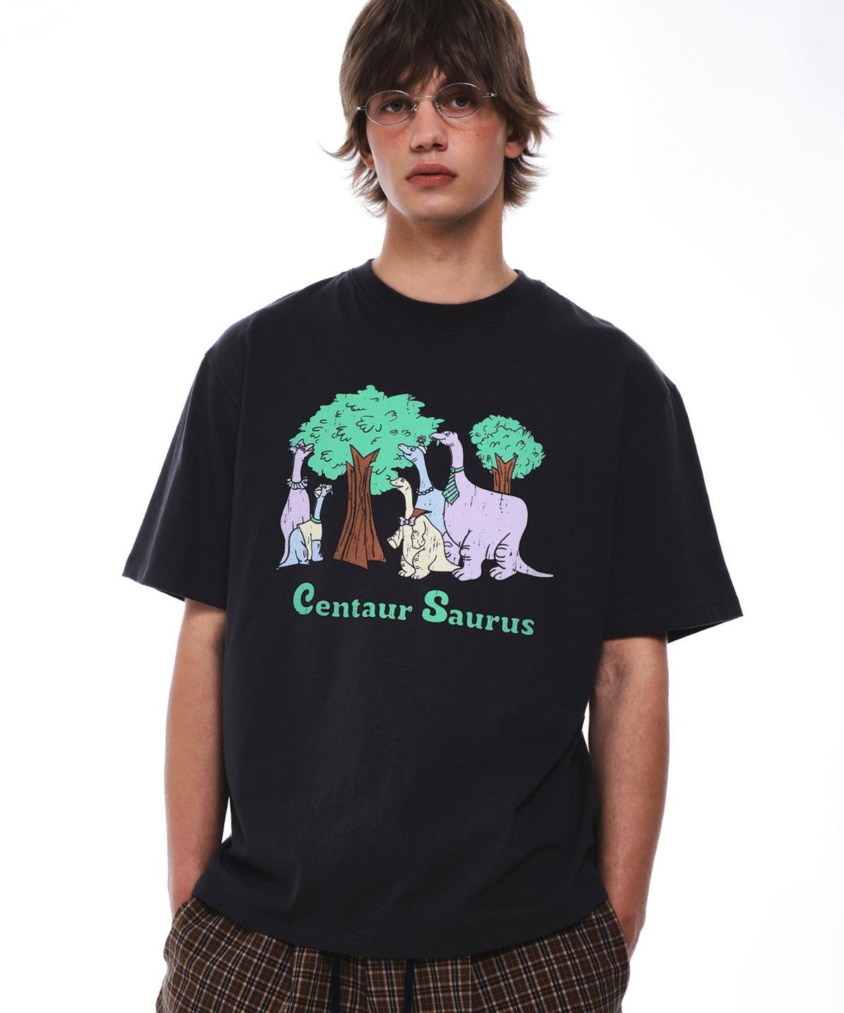 센토르(CENTAUR.KR) CENTAUR SAURUS T-SHIRT_CHARCOAL