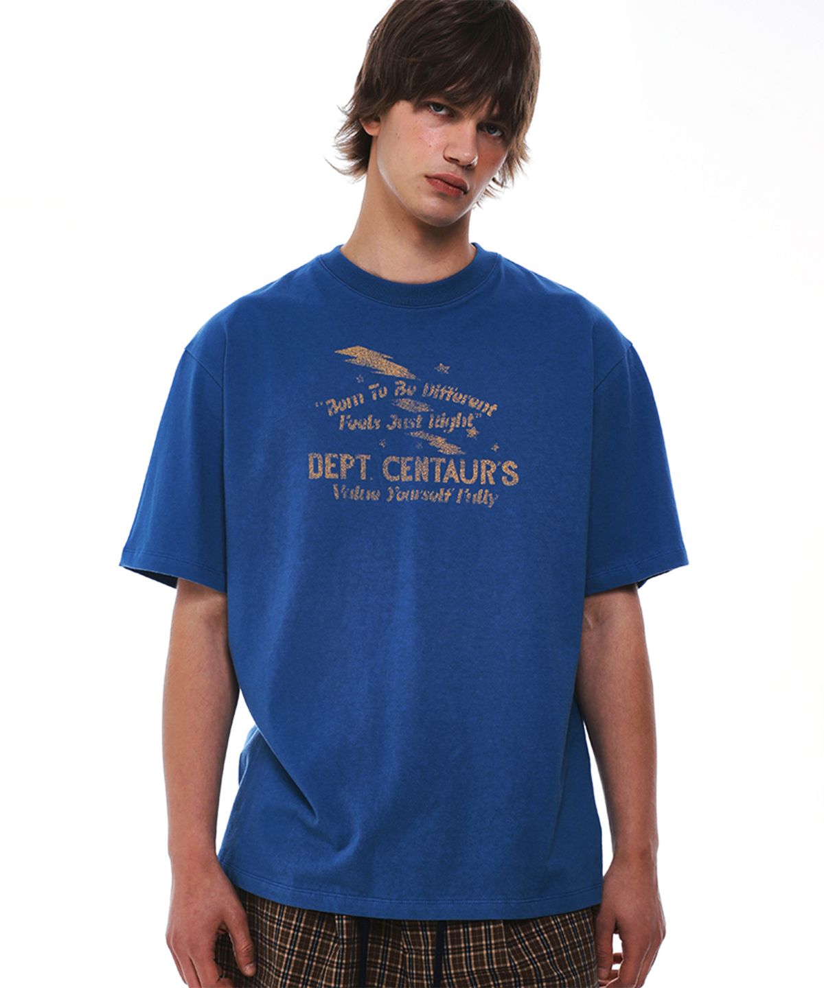 센토르(CENTAUR.KR) CENTAUR THUNDER T-SHIRT_BLUE