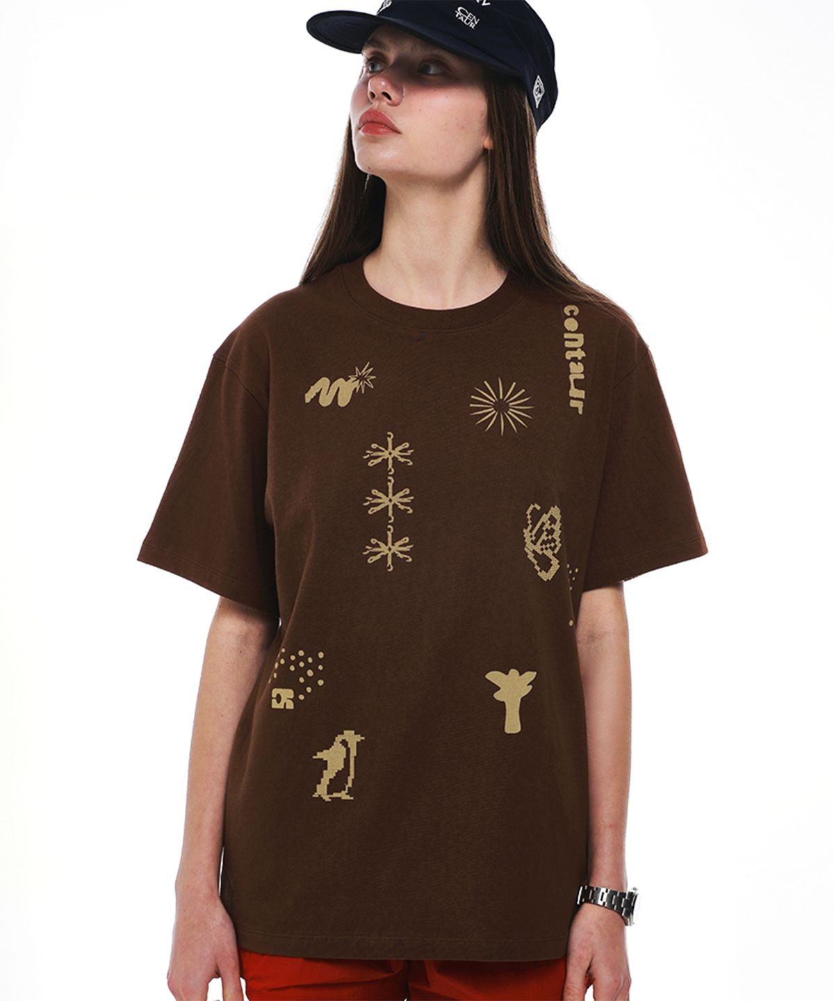 센토르(CENTAUR.KR) CENTAUR ARCHIVE T-SHIRT_BROWN