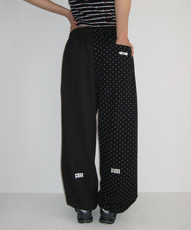 ★2025SS新作★RONRON★BIG DOT SWEAT JOGGER PANTS MUSINSA | RONRON BIG DOT SWEAT JOGGER PANTS GREY